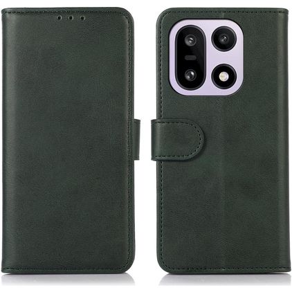 Mobigear Wallet Housse OnePlus 15 Etui Porte-Monnaie - Vert