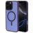 Mobiparts Hardcover iPhone 16 Pro Max MagSafe Plastique rigide Coque arrière - Satin Purple