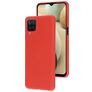 Mobiparts Samsung Galaxy A12 Silicone Coque arrière - Scarlet Red