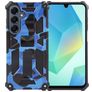 Mobigear Armor Stand Coque Samsung Galaxy A16 Coque arrière Rigide Anti-Chocs avec Support Amovible - Dark Blue