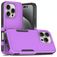 Mobigear Heavy Armor iPhone 16 Pro Plastique rigide Coque arrière Antichoc - Violet