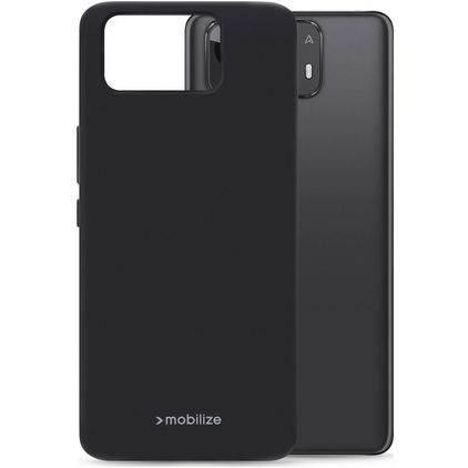 Mobilize Rubber Gelly Coque ASUS Zenfone 12 Ultra Coque arrière en TPU Souple - Noir