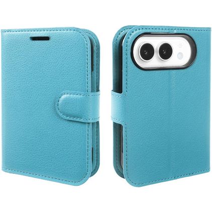 Mobigear Classic Housse iPhone Duo Etui Porte-Monnaie - Bleu