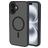 Mobiparts Hardcover Coque iPhone 16 Plus MagSafe Coque arrière Rigide - Satin Black