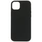 Mobiparts Coque iPhone 14 Plus MagSafe Coque arrière en Silicone - Noir