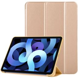 Mobigear Tri-Fold Gel iPad Air 4 (2020) TPU / Similicuir Étui - Or