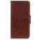 Mobigear Classy Housse HTC Desire 21 Pro Etui Porte-Monnaie - Marron