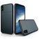 Mobigear Card Coque iPhone XS Coque arrière Rigide Anti-Chocs avec Porte-Cartes - Bleu Marin