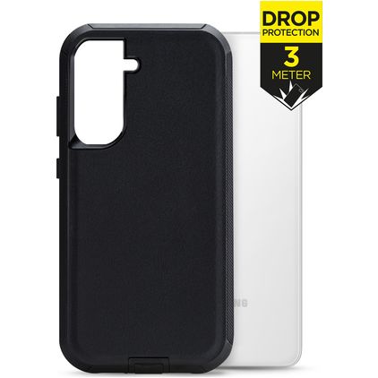Mobilize Defender Samsung Galaxy S21 FE Plastique rigide Coque arrière Antichoc - Noir