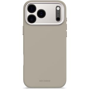 Decoded Coque iPhone 17 Pro Max Coque arrière en Silicone - Soft Taupe