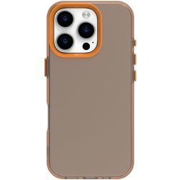 Mobigear Crystal iPhone 16 Pro Max Plastique rigide Coque arrière - Orange