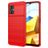 Mobigear Brushed Slim Coque POCO M5 Coque arrière en TPU Souple - Rouge