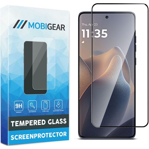Mobigear Premium Motorola Edge 60 Fusion Verre trempé Protection d'écran - Compatible coque - Noir