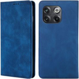 Mobigear Retro Slim Housse OnePlus 10T Etui Porte-Monnaie - Bleu