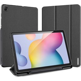 Dux Ducis Domo Coque Samsung Galaxy Tab S6 Lite Etui + Porte-crayon - Noir