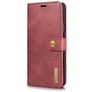 Mobigear Snap Button Housse Samsung Galaxy Note 9 Etui avec Coque Détachable Porte-Monnaie - Rouge