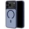 Mobiparts Hardcover Coque iPhone 18 Pro Max MagSafe Coque arrière Rigide - Satin Blue