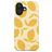 Burga Tough Coque iPhone 16 Coque arrière Rigide Anti-Chocs - Lemon Tart