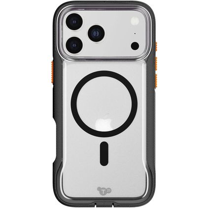 Tech21 EvoPro Coque Transparente iPhone 17 Pro Max MagSafe Coque arrière Rigide Anti-Chocs - Transparent