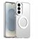 Mobigear Shockproof Coque Samsung Galaxy S26 Plus MagSafe Coque arrière Rigide - Blanc