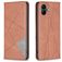 Mobigear Rhombus slim Housse Samsung Galaxy A05 Etui - Marron