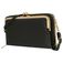 Antonio Fonzo Crossbody Clutch Snap Sac téléphone - Large - Noir