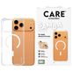 CARE by PanzerGlass Fashionable Coque Transparente iPhone 17 Pro Max MagSafe Coque arrière en Silicone - Transparent