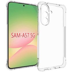 Mobigear Cushion Coque Transparente Samsung Galaxy A57 Coque arrière en TPU Souple - Transparent