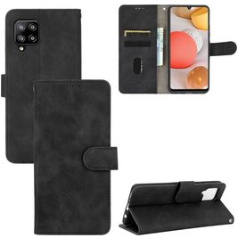 Mobigear Retro Housse Samsung Galaxy A42 Etui Porte-Monnaie - Noir