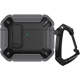 Mobigear Armor Clip Coque Apple AirPods 4 Coque Rigide - Noir