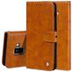 Mobigear Wallet Housse Samsung Galaxy A8 (2018) Etui Porte-Monnaie - Cognac