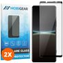 Mobigear Premium Sony Xperia 5 IV Verre trempé Protection d'écran - Compatible Coque - Noir (Lot de 2)
