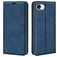 Mobigear Retro Slim Housse iPhone 17e Etui Porte-Monnaie - Dark Blue