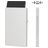 Valenta Cardprotector - Porte Cartes en en Aluminium - 5 Cartes - Compatible MagSafe - Argent