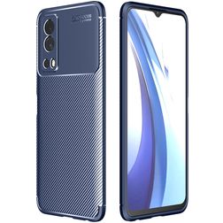 Mobigear Racing Coque Vivo Y52 Coque arrière en TPU Souple - Bleu