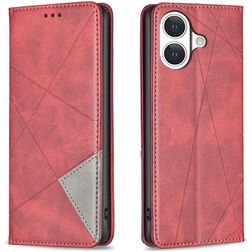 Mobigear Rhombus Slim Housse iPhone 17 Etui - Rouge