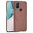 Mobigear Croco OnePlus Nord N10 5G Plastique rigide Coque arrière - Marron