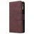 Mobigear Zipper Housse Huawei P40 Etui Porte-Monnaie - Marron