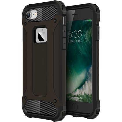 Mobigear Outdoor Coque iPhone 7 Coque arrière Rigide Anti-Chocs - Noir