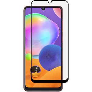 Mobigear Premium Samsung Galaxy A31 Verre trempé Protection d'écran - Compatible Coque - Noir