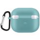 Mobigear Classic Coque Apple AirPods 3 Coque en Silicone Souple - Emerald Green