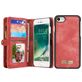 Caseme 008 Housse iPhone SE (2022) Etui avec Coque Détachable Porte-Monnaie - Rouge