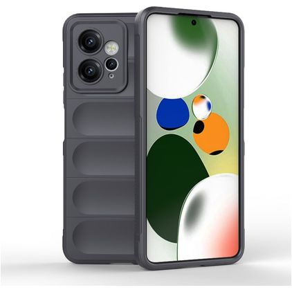 Mobigear Bumpy Coque Xiaomi Redmi Note 12 Coque arrière en TPU Souple - Charcoal