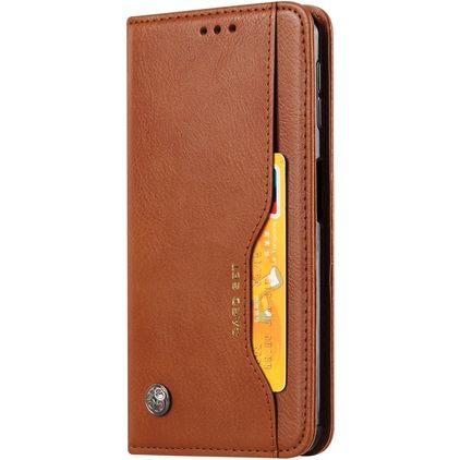 Mobigear Card Set Samsung Galaxy A30s Étui Portefeuille - Marron