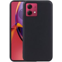 Mobigear Colors Coque Motorola Moto G84 Coque arrière en TPU Souple - Noir