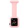 Mobigear Clip Case Bracelet pour infirmière Apple Watch Épingle - 46/45/44 mm - Rose