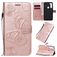 Mobigear Butterfly Motorola Moto G8 Power Étui Portefeuille - Rose doré