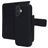 Mobiparts iPhone 17 Coque Cuir véritable Étui 2en1 avec coque amovible Portefeuille - Noir