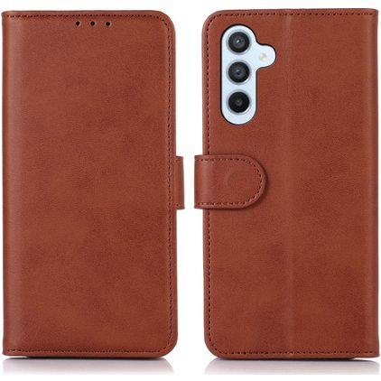 Mobigear Wallet Housse Samsung Galaxy A54 Etui Porte-Monnaie - Marron