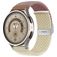 Mobigear Braided Dual Bracelet Nylon Smartwatch Fermeture à pince - Connexion universelle de 22 mm - Violet / Lumière stellaire